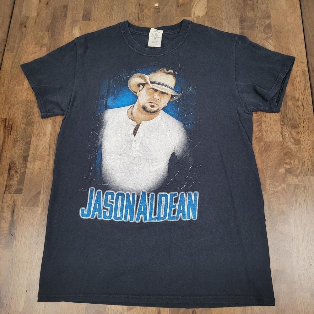 Jason Aldean 2015 Tour Graphic T-Shirt Men's Size Small